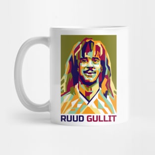 Abstract Ruud Gullit In WPAP Mug